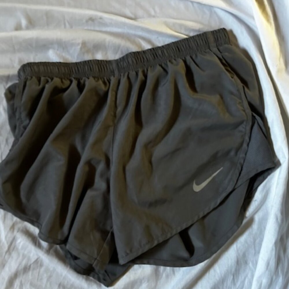 NIKE womens size extra small work out athletic active wear gym gray